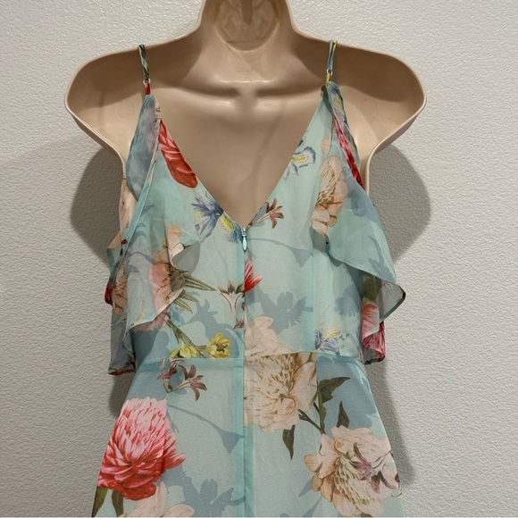 Yumi Kim Revolve Heart's Desire Tiered Ruffle Maxi Dress Size S - Picture 10 of 14